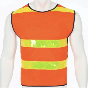 سترة أمان مرورية عالية الوضوح من الفئة 2 حسب معايير ANSI للجنسين مع شعار مخصص وعاكسة للضوء - ماركة رافيل بالجملة - Product Image 2