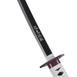 ดาบคอสเพลย์มินิสำหรับฆ่าอสูรญี่ปุ่นขนาด45ซม. กริชเหล็กแท้ใบมีด nichirin giyu tomyoka Katana ของเล่นโลหะ - Product Image 6