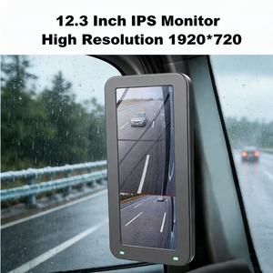 Sistema de Monitorización <span class=keywords><strong>con</strong></span> Cámara ECE R46 IP69K Impermeable de 12.3 Pulgadas, <span class=keywords><strong>Espejo</strong></span> <span class=keywords><strong>Lateral</strong></span> Digital CMS para Camiones y Autobuses de Trabajo Pesado - Product Image 5