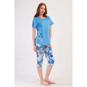 Combinaison de nuit ovale à manches courtes et col rond pour femme, taille XXL - Product Image 1