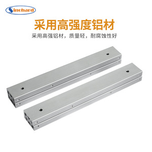 Rail de glissière en alliage d'aluminium SinoHard, course de 150 mm, longueur étendue de 305 mm, guide linéaire à double rangée de roulements à billes pour tiroir d'équipement - Product Image 2