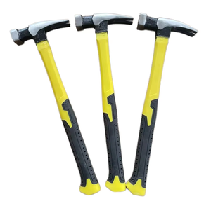 مطرقة مخلبية عالية القوة بمقبض أصفر وأسود غير قابل للانزلاق، أداة يدوية موثوقة للبناء والاستخدام المنزلي - Product Image 2