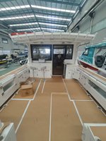 Yacht de luxe 11m 36 pieds Décoration en bois Catamaran en aluminium soudé Bateau de pêche sportif pour la navigation de plaisance familiale