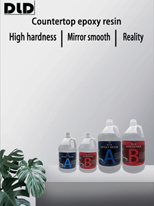 DLD 1 Gallone Easy Mix 1:1 Harz Epoxid für Anfänger Kit Kristall für Arbeits platte Tisch möbel - Product Image 3