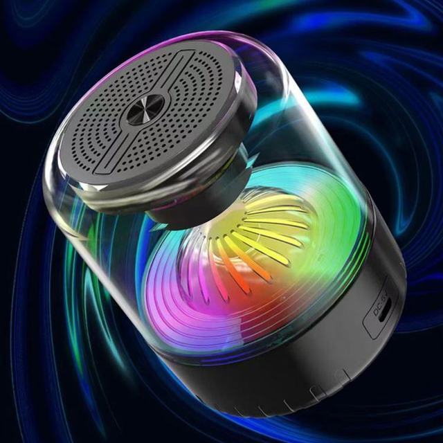 New Bluetooth Speaker Mobile Portable Loud Speaker LED Modern Music Player