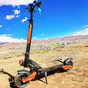 Trottinette tout-terrain pliable certifiée CE en alliage d'aluminium 1000W, étanche, avec batterie au lithium, pour les déplacements spontanés - Product Image 3
