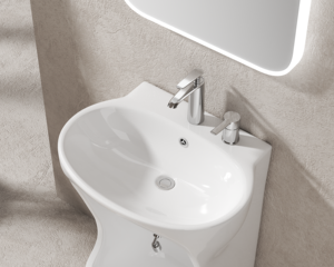 Nuevo Diseño Lavabo de Cerámica <span class=keywords><strong>para</strong></span> Montaje en Suelo, <span class=keywords><strong>Lavamanos</strong></span> Musulmán <span class=keywords><strong>para</strong></span> Wudu, Lavabo de Pedestal de Cerámica Independiente, <span class=keywords><strong>Mueble</strong></span> Lavabo - Product Image 3