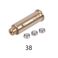 Pointeur laser rouge LAMBUL 38, calibrage rapide, viseur laser en laiton doré, accessoire de tir, utilise 3 piles LR41