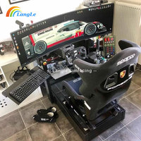 Simulador de vuelo 4080 40120 Aluminio negro anodizado Marco cuadrado industrial Racing Sim Cockpit Simracing Simulator Cockpit Rig