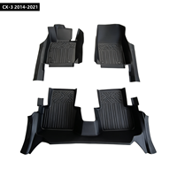Tapis de sol de voiture sur mesure, ensemble complet, imperméable, résistant à l'usure, respectueux de l'environnement, couvre-tableau de bord, tapis de voiture 5D en TPE pour CX-3 2014-2021