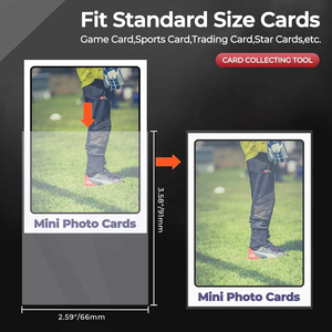 ซองใส่การ์ดใสชนิดนิ่ม PP คุณภาพสูง เป็นมิตรกับสิ่งแวดล้อม ขนาด 2.6"X3.6" เหมาะสำหรับการ์ดกีฬาและการ์ดสะสมธุรกิจ - Product Image 2