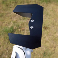Putter de golf unisexe Mid Mallet, semi-pressé à chaud, zéro couple, haute stabilité, tige centrale, pour entraînement sur gazon, personnalisé, droitier, sac de golf