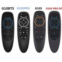 Télécommande intelligente G10 Air Mouse avec gyroscope, mini télécommande LED TV, commande vocale en silicone G10 G10SPRO pour Android Mini