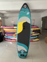 Fabrication en Chine SUP personnalisé Double couche 11 '* 33 ''* 6'' Stand up Paddle Board gonflable Sup Board eau surf sève