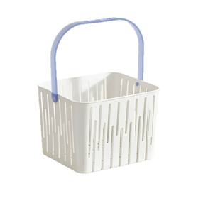 Cesta de ducha con asa, organizador de almacenamiento portátil de material PP para artículos de baño y esenciales de ducha - Product Image 4