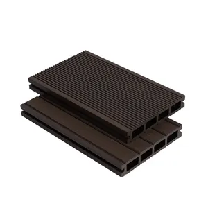 Holzböden WPC-Bodenbelag Platten Verbundwerkstoff-Bodenfliesen für Außenbereiche