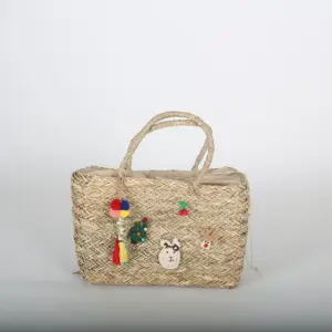 New Handbag Shoulder Crossbody crochet paper straw bag 0055