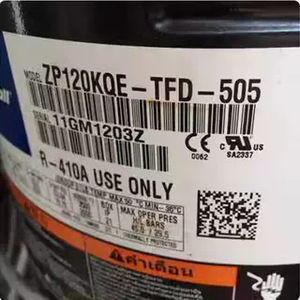 Compresseur frigorifique Copeland ZP103KQE TFD 505 ZP120KQE TFD 522 ZP120KCE TFD 522 pour pièces de réfrigération - Product Image 2