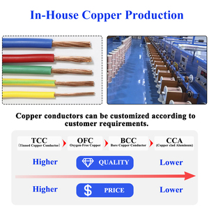 MiNZAN-Cable de un solo núcleo, cable aislado de Pvc de 2,5mm, 4mm, 6mm, 10mm, 16mm, 300/300V, 450/750V, 1,5/2,5 V, mm - Product Image 6