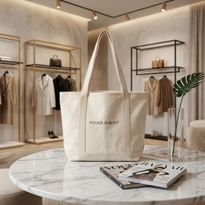 Factory-made High-quality Custom Promotional <b>Canvas</b> Tote <b>Bags</b> for Heavy-duty <b>Shopping</b> Use - Product Image 4