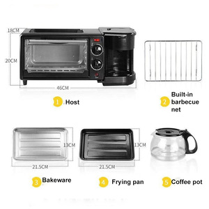 Four automatique multifonction 3 en <span class=keywords><strong>1</strong></span> Machine à petit-déjeuner 3 en <span class=keywords><strong>1</strong></span> Machine à petit-déjeuner 3 en <span class=keywords><strong>1</strong></span> Micro Onde Four - Product Image 3