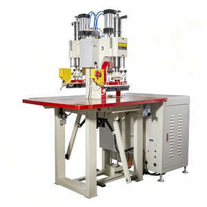 Machine à souder haute fréquence à double pédale pour tissu enduit <span class=keywords><strong>PVC</strong></span> Textilène 5KW~15KW, nouvelle <span class=keywords><strong>buse</strong></span> de valve d'air TPU - Product Image 2