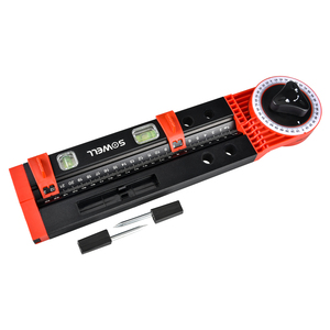 Meistverkauftes Holzbearbeitungswerkzeug Winkelmesser Aluminium-Winkellineal mit Wasserwaage - Product Image 6