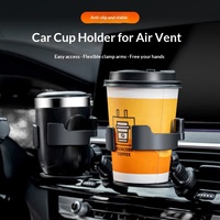 Support de tasse universel réglable pour grille d'aération de voiture, porte-bouteille pour sortie d'air de véhicule, vente en gros