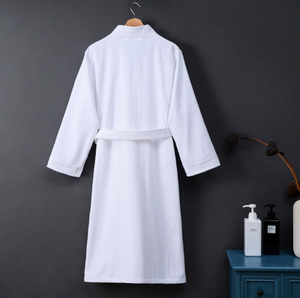Super Warm 100% Cotton <strong>Bathrobe</strong> Hotel Spa Luxury Velvet <strong>Bathrobe</strong> - Product Image 3