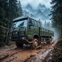 Camion de fret neuf Sinotruk HOWO 4x4 AfricaTerra Euro 2 Diesel, poids lourd, 290 CV, transmission intégrale