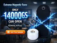 Étui de téléphone verrouillable avec logo personnalisé, dispositif magnétique puissant, housse en néoprène verrouillable pour téléphone intelligent, pour les lycéens