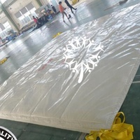 Bâche en PVC verte, bâche en maille étanche et résistante aux UV, robuste, pour couvertures de camion, 100%
