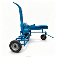 HONGHAO Nouveau Produit Machine à Malaxer l'Herbe 800kg/h, Machine à Hacher la Fourrage