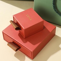 Coffret de luxe Becan en carton rigide pour bijoux, mini sacs à main, emballage personnalisé pour bagues et colliers, logo sur mesure