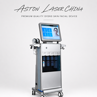 Appareil de soin du visage à oxygène Aston HY04, technologie d'hydrodermabrasion pour usage en clinique et spa - Nettoyage en profondeur, rajeunissement de la peau, blanchiment