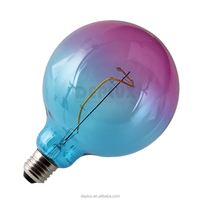 Joyeuses fêtes G125 Ampoule LED décorative transparente à filament pour Noël