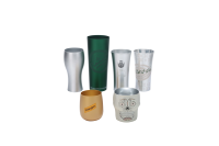 Gobelet réutilisable en aluminium OEM, changeant de couleur, pour fêtes, boissons froides, avec votre propre logo