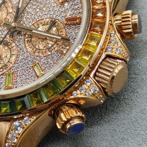 Reloj de Lujo con Diamantes Moissanite VVS, Función de Cronómetro y Movimiento Mecánico Totalmente Automático para Hombre - Product Image 4