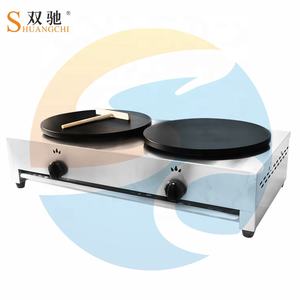 Commercial Stainless Steel Crepe <strong>Maker</strong> Machine New Condition LPG Gas Crepe <strong>Cake</strong> Crispy <strong>Maker</strong> - Product Image 4