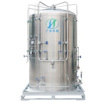 Réservoir universel de haute qualité, 5000 l, en acier inoxydable, récipients de stockage halogène liquide