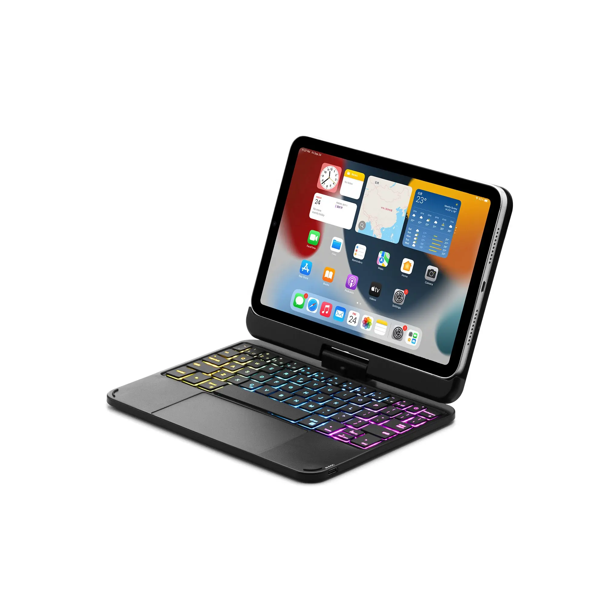 Magic Keyboard Folio Smart Tablet Backlit Keyboard Case For iPad Mini 6 8.3 inch