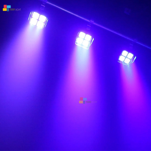 Ngoài trời 4 <span class=keywords><strong>Led</strong></span> 20 watt rgbwa UV <span class=keywords><strong>LED</strong></span> uplights Pin Mini Spotlight mệnh không dây IR ứng dụng từ xa DJ Chiếu Sáng Sân khấu uplight - Product Image 3