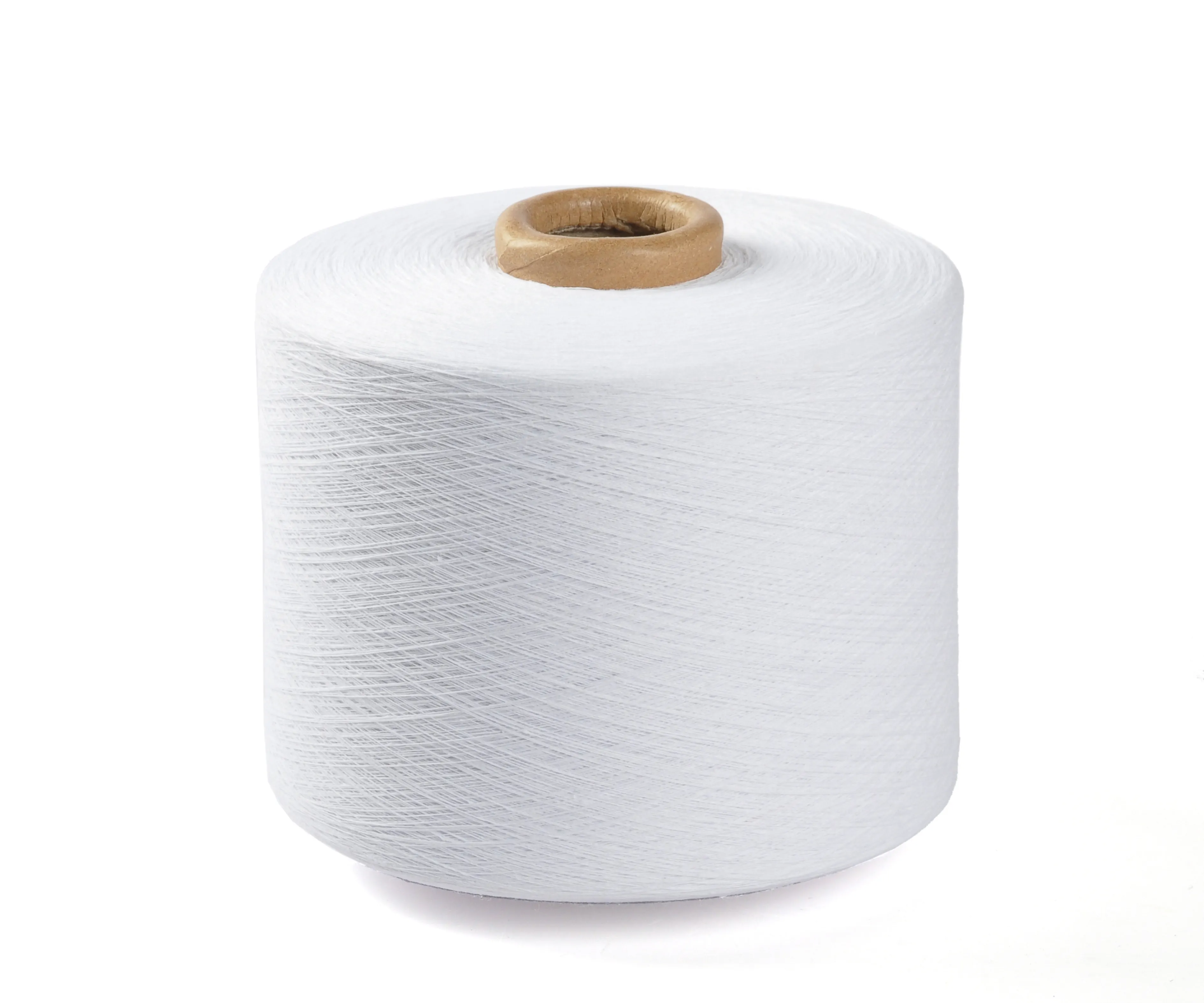 Fabricant de fil recyclé Nm34/1 coton à bout ouvert polyester pour t-shirts unis coton polyester