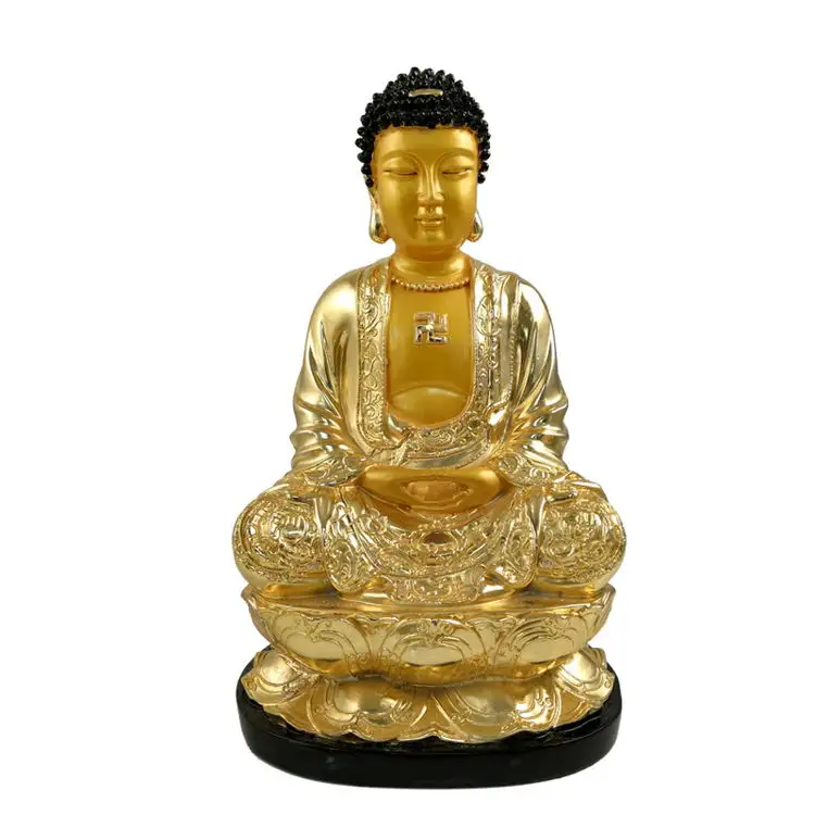 Taoista buddista di fascia alta fornisce Buddha di lusso Sakyamuni venditore verificato Fengshui decorazione della casa scultura di Shakyamuni