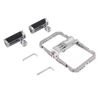 Kit de stabilisation vidéo universel pour smartphone U Rig Pro - Cage pour téléphone en aluminium / Deux lumières LED / Microphone / Trépied pour vlogging et réalisation de films