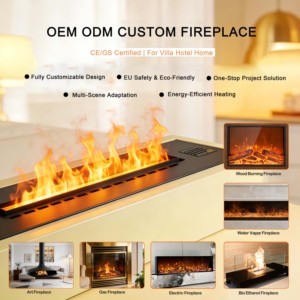 <span class=keywords><strong>Table</strong></span> <span class=keywords><strong>de</strong></span> foyer au gaz sans fumée en promotion avec conception anti-surchauffe et style naturel pour usage en extérieur - Product Image 4