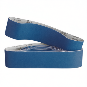 Bandas abrasivas P100, grano azul, para lijadora de banda - Product Image 2