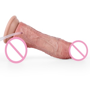 ORALSX Inflatable Squirting <b>Dildo</b> Silicone <b>Dildo</b> with Suction Cup <b>Realistic</b> Cock Artificial Penis <b>Realistic</b> Wand Anal Plug - Product Image 4