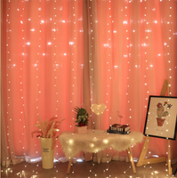 Guirlandes lumineuses pour événements, décorations de vacances, rideaux lumineux en fil de cuivre LED, décoration de jardin, mariage, rideaux lumineux blanc chaud, lumière colorée