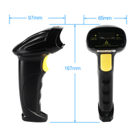 Escáner de Código de Barras USB Portátil Xincode de Alta Calidad, Escáner Láser, Lector de Código de Barras 1D con Cable Serial RS-232 para Escaneo de Libros X-9300S